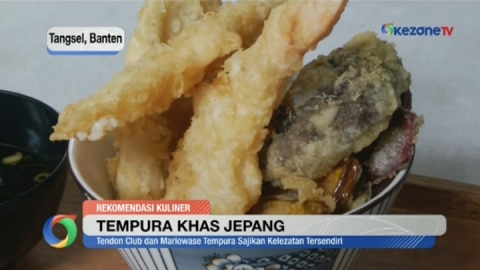 Tempura Khas Jepang, Rasa Manis dan Gurihnya Menggugah Selera