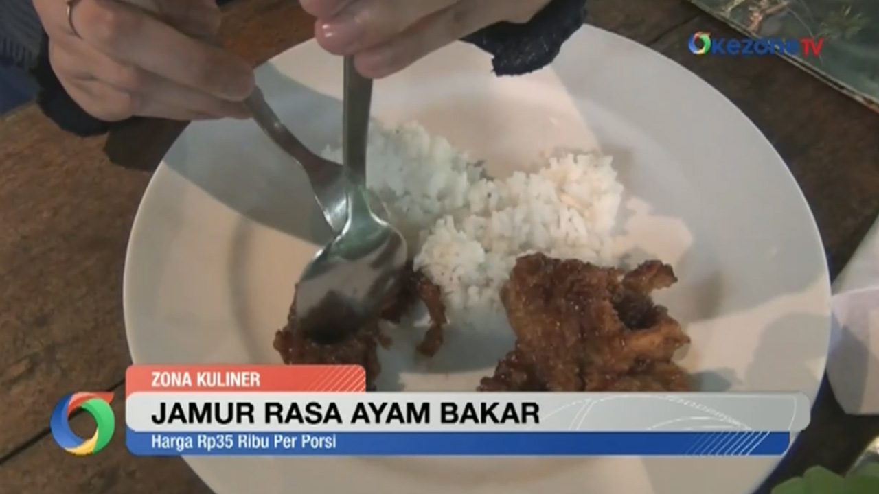 Icip-Icip Jamur Rasa Ayam Bakar