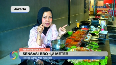 Sensasi Menikmati BBQ 1,2 Meter dalam Satu Nampan