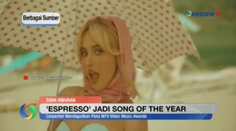 Espresso Jadi Song of the Year, Sabrina Carpenter Debut Menang VMA