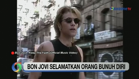 Jon Bon Jovi Selamatkan Wanita yang Hendak Bunuh Diri dari Atas Jembatan