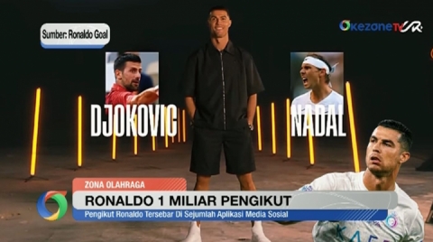 Cristiano Ronaldo Selebrasi Raih 1 Miliar Follower di Media Sosial