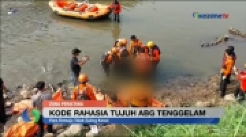 Kode Rahasia 7 ABG Tenggelam di Aliran Kali Bekasi