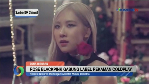 Rose Blackpink Gabung Label Rekaman Coldplay