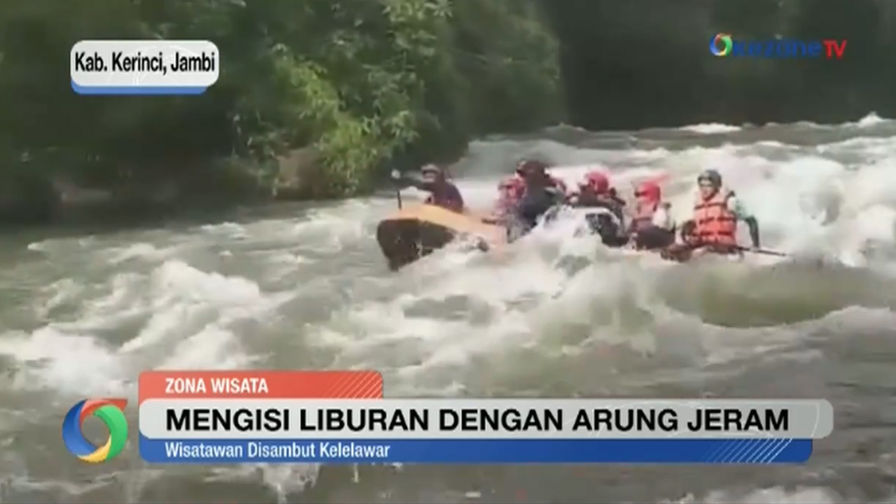 Mengisi Liburan dengan Arung Jeram di Sungai Batang Merangin Jambi