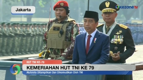 Kemeriahan Puncak Perayaan HUT ke-79 TNI di Silang Monas