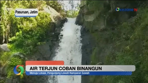 Wisata Air Terjun Coban Binangun, Tiba di Lokasi Langsung Disambut Kincir Angin