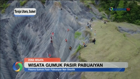 Pesona Keindahan Alam Gumuk Pasir Pabuaiyan di Toraja Utara