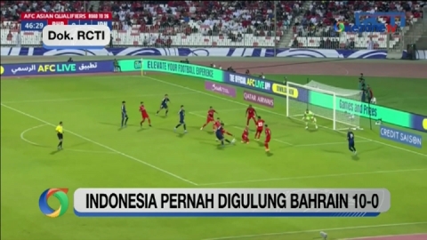 Kilas Balik Timnas Indonesia Dibantai Bahrain 0-10