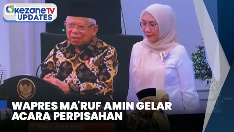 Wapres Maruf Amin Gelar Acara Perpisahan di Istana Wakil Presiden