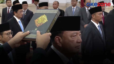 Prabowo Subianto Resmi Lantik 48 Menteri Kabinet Merah Putih