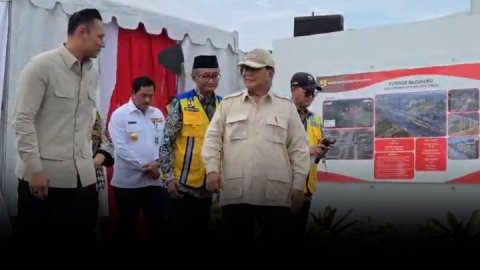 Resmikan Flyover Madukoro, Presiden Prabowo: Infrastruktur Dibangun dengan Uang Rakyat, Harus Sesuai Spesifikasi