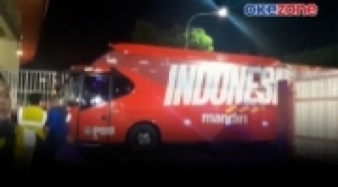Bus Timnas Indonesia dan Laos Sudah Tiba di Stadion, Suporter Garuda Siap Merahkan Manahan