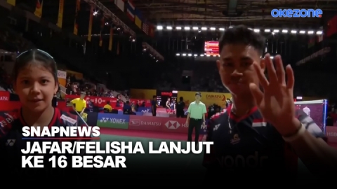 Highlight Indonesia Masters 2025 : Kalahkan Wakil Taiwan, Jafar Hidayatullah/Felisha Alberta Lolos ke 16 Besar