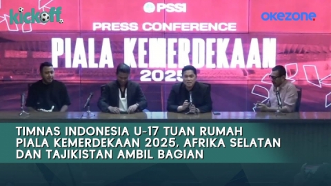 Timnas Indonesia U-17 Tuan Rumah Piala Kemerdekaan 2025, Afrika Selatan dan Tajikistan Ambil Bagian